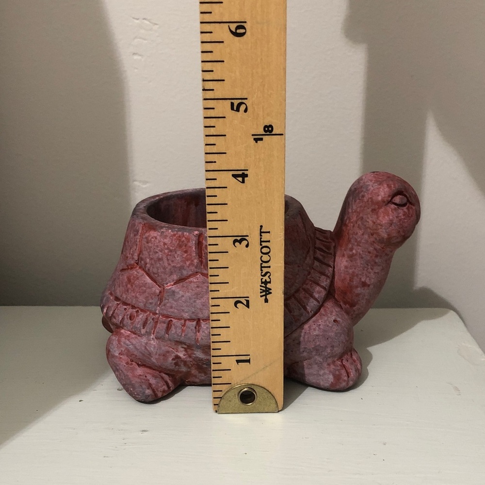 Red Turtle Planter - Picture 6 of 6